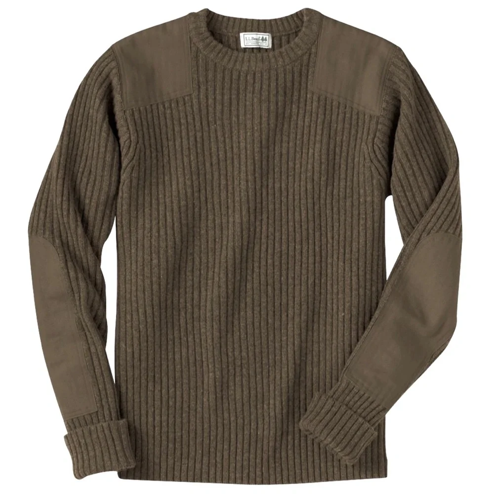 LL Bean Lambswool Commando Sweater | LARGE TALL